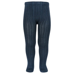 Condor Basic Rib Tights Lapis