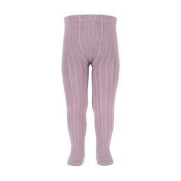 Condor Basic Rib Tights Pearl