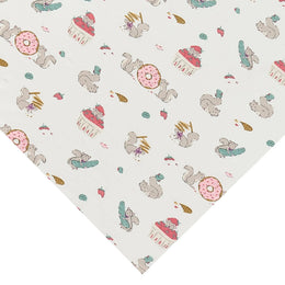Nest Designs Bamboo Crib Sheet Small Very Squirrelly