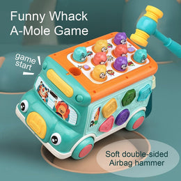Cute Stone Multifunctional Bus Toys