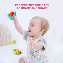 Cute Stone Rattle & Teether Set
