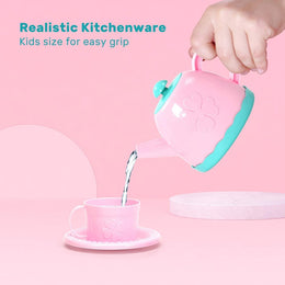 Cute Stone Tea Party Pretend Play Set