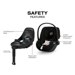 Cybex Cloud G Pro Infant Car Seat with SensorSafe + Load Leg Base