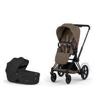 Cybex Platinum e-Priam 5 Electric Stroller + Fold Lux Carry Cot Bundle