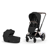 Cybex Platinum e-Priam 5 Electric Stroller + Fold Lux Carry Cot Bundle