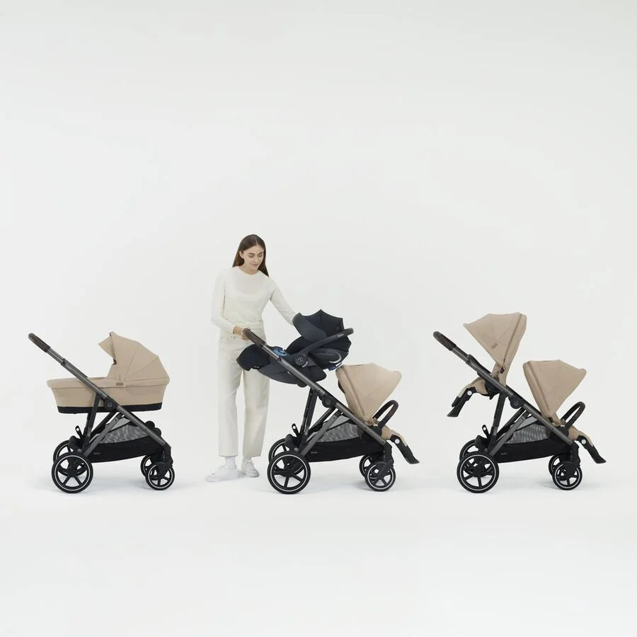 An image of the CYBEX Gold Gazelle S Sibling Stroller, highlighting the 20+ Configurations feature.