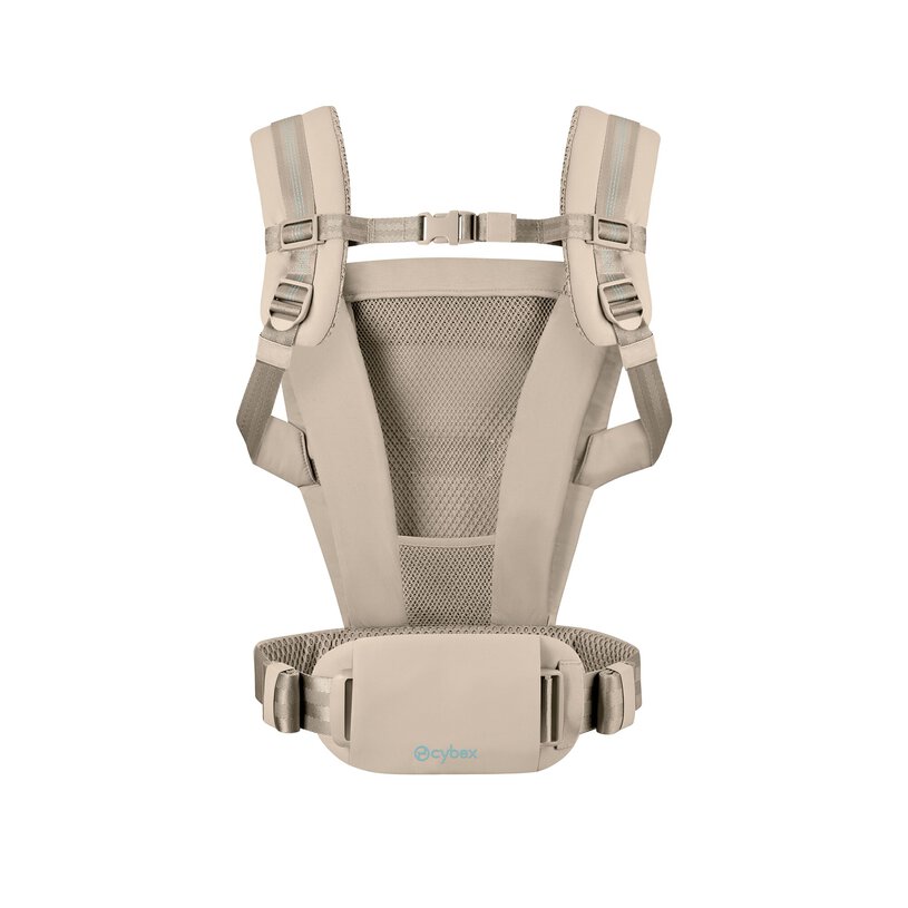 CYBEX Gold Amya Baby Carrier in Almond Beige shoulder strap detail