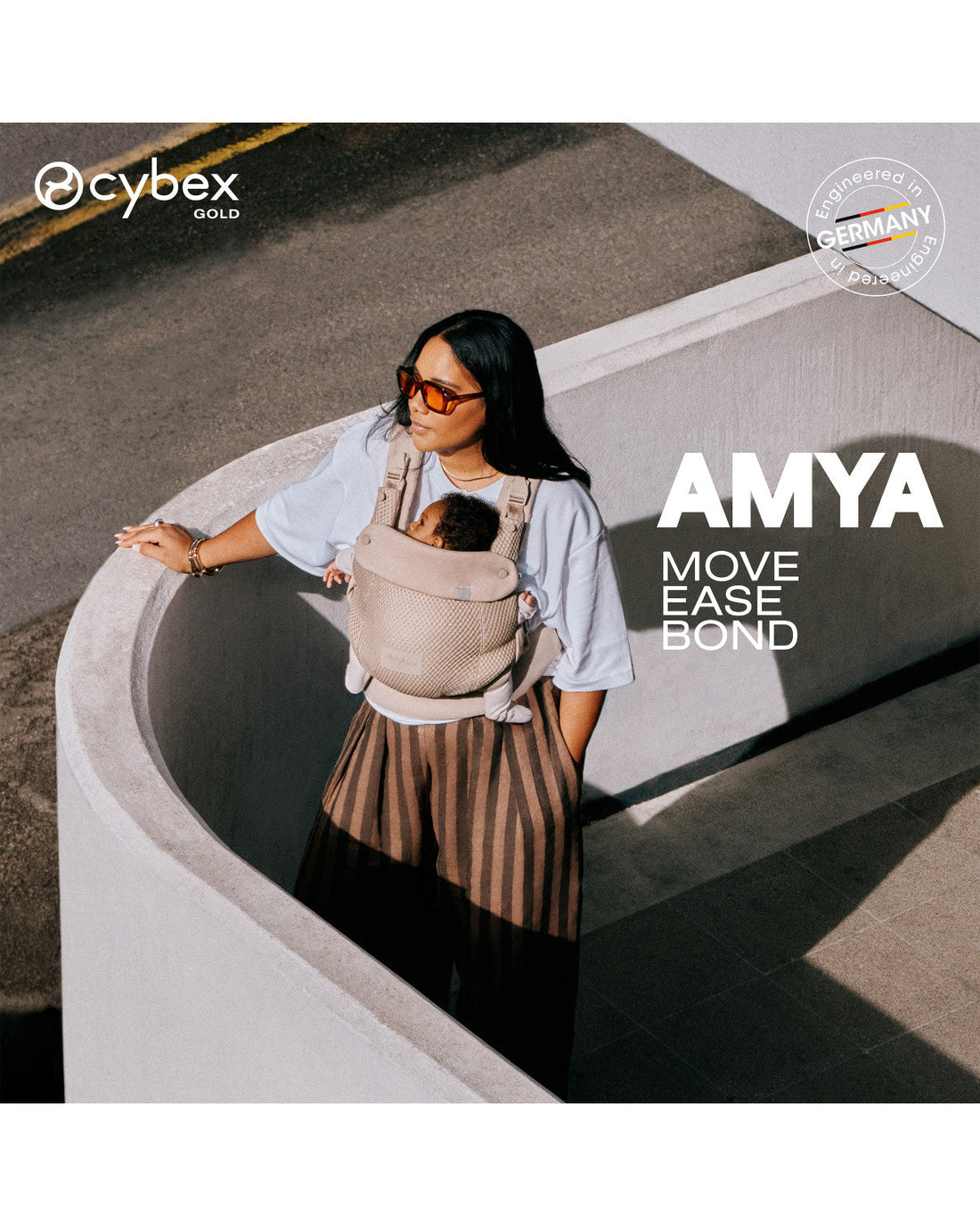 CYBEX Gold Amya Baby Carrier in Chocolate Brown gallery view 1