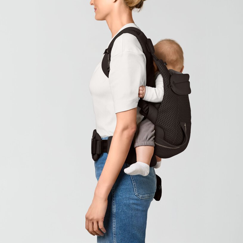 CYBEX Gold Laya Baby Carrier in Chocolate Brown back carry
