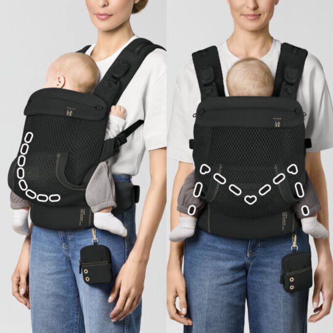 CYBEX Gold Laya Baby Carrier ergonomic support feature