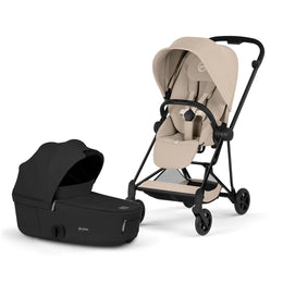 Cybex Platinum Mios 5 Compact City Stroller + Fold Lux Carry Cot Bundle