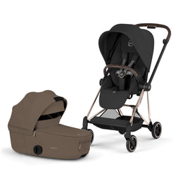 Cybex Platinum Mios 5 Compact City Stroller + Fold Lux Carry Cot Bundle