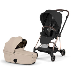 Cybex Platinum Mios 5 Compact City Stroller + Fold Lux Carry Cot Bundle