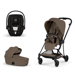 Cybex Platinum Mios 5 Stroller + Fold Cot + Cloud G Pro Recline Infant Car Seat Bundle