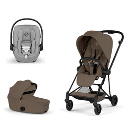 Cybex Platinum Mios 5 Stroller + Fold Cot + Cloud G Pro Recline Infant Car Seat Bundle