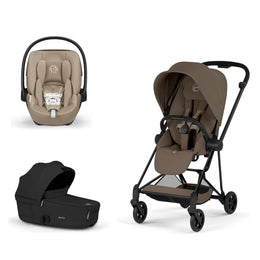 Cybex Platinum Mios 5 Stroller + Fold Cot + Cloud G Pro Recline Infant Car Seat Bundle