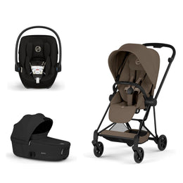 Cybex Platinum Mios 5 Stroller + Fold Cot + Cloud G Pro Recline Infant Car Seat Bundle