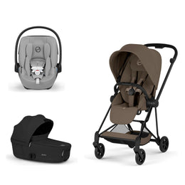Cybex Platinum Mios 5 Stroller + Fold Cot + Cloud G Pro Recline Infant Car Seat Bundle