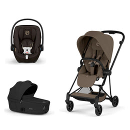 Cybex Platinum Mios 5 Stroller + Fold Cot + Cloud G Pro Recline Infant Car Seat Bundle