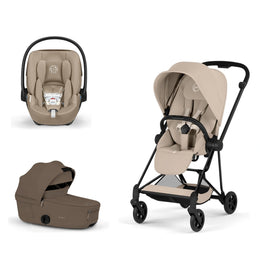 Cybex Platinum Mios 5 Stroller + Fold Cot + Cloud G Pro Recline Infant Car Seat Bundle