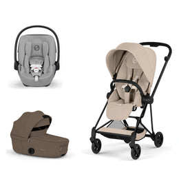 Cybex Platinum Mios 5 Stroller + Fold Cot + Cloud G Pro Recline Infant Car Seat Bundle