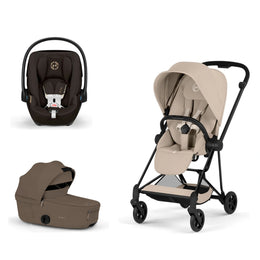 Cybex Platinum Mios 5 Stroller + Fold Cot + Cloud G Pro Recline Infant Car Seat Bundle