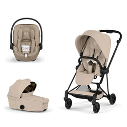 Cybex Platinum Mios 5 Stroller + Fold Cot + Cloud G Pro Recline Infant Car Seat Bundle