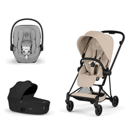 Cybex Platinum Mios 5 Stroller + Fold Cot + Cloud G Pro Recline Infant Car Seat Bundle