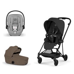 Cybex Platinum Mios 5 Stroller + Fold Cot + Cloud G Pro Recline Infant Car Seat Bundle