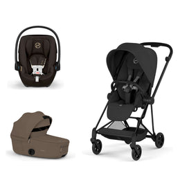 Cybex Platinum Mios 5 Stroller + Fold Cot + Cloud G Pro Recline Infant Car Seat Bundle