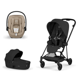 Cybex Platinum Mios 5 Stroller + Fold Cot + Cloud G Pro Recline Infant Car Seat Bundle