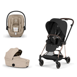 Cybex Platinum Mios 5 Stroller + Fold Cot + Cloud G Pro Recline Infant Car Seat Bundle