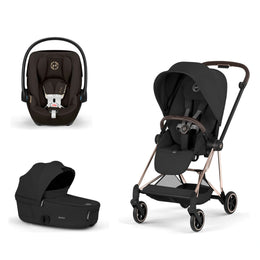 Cybex Platinum Mios 5 Stroller + Fold Cot + Cloud G Pro Recline Infant Car Seat Bundle