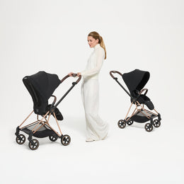 Cybex Platinum Mios 5 Stroller + Fold Cot + Cloud G Pro Recline Infant Car Seat Bundle