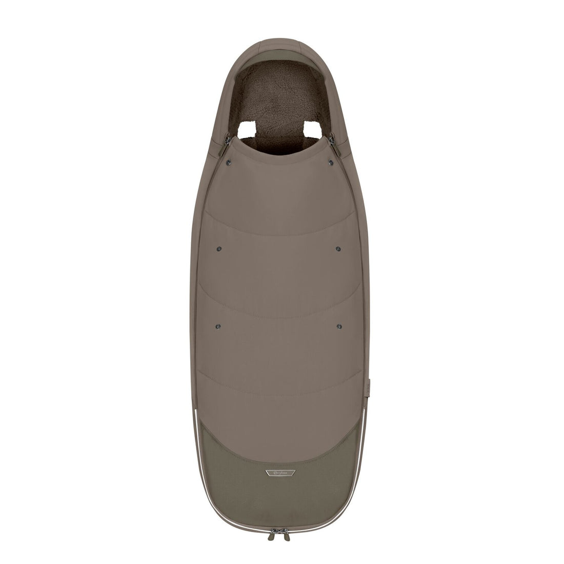 CYBEX Platinum Footmuff in Coconut Brown, front product view