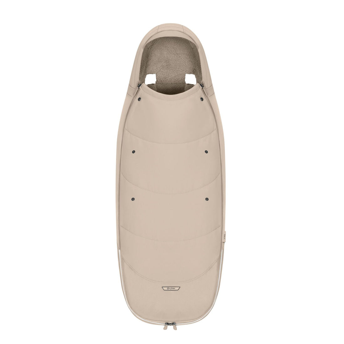 CYBEX Platinum Footmuff in Cozy Beige, front product view