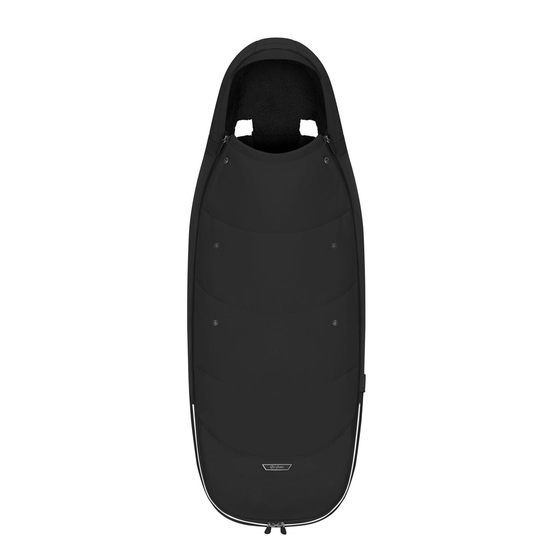 CYBEX Platinum Footmuff in Sepia Black, front product view
