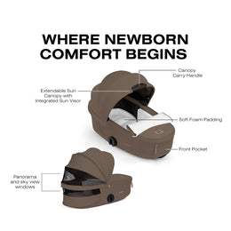 Cybex Platinum Mios 5 / Coya 2 Fold Lux Carry Cot