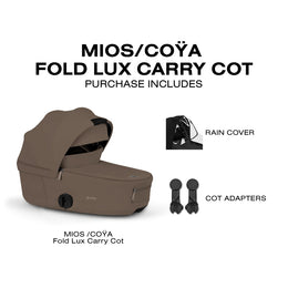 Cybex Platinum Mios 5 / Coya 2 Fold Lux Carry Cot