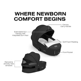 Cybex Platinum Mios 5 / Coya 2 Fold Lux Carry Cot
