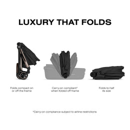 Cybex Platinum Mios 5 / Coya 2 Fold Lux Carry Cot