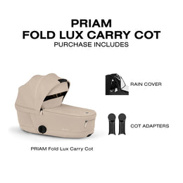Cybex Platinum Priam 5 Fold Lux Carry Cot