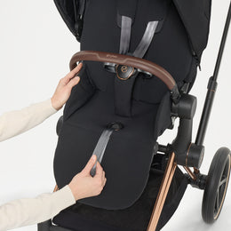 Cybex Platinum Priam 5 Luxury Stroller + Cloud G Pro Recline Infant Car Seat Bundle