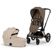 Cybex Platinum Priam 5 Luxury Stroller + Fold Lux Carry Cot Bundle