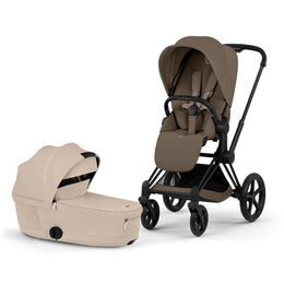 Cybex Platinum Priam 5 Luxury Stroller + Fold Lux Carry Cot Bundle
