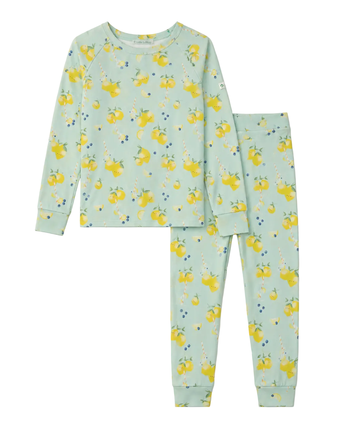 Loulou Lollipop Long Sleeve Pajama Set - Lemon Squeezy