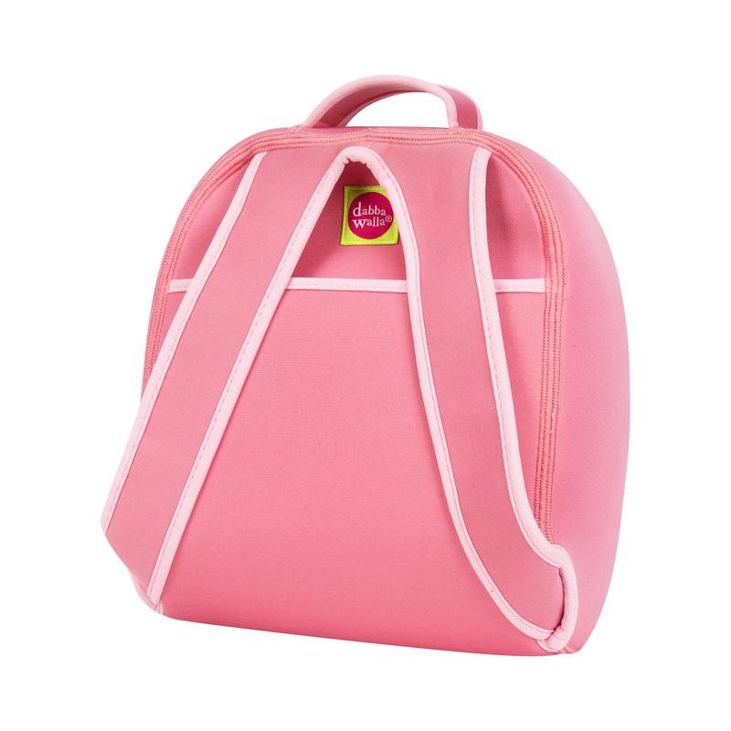 Dabbawalla Cupcake toddler backpack, pink with padded shoulder straps