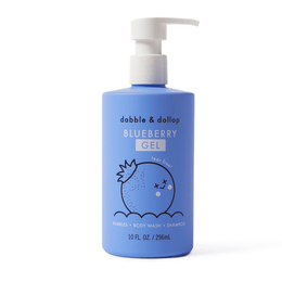 Dabble & Dollop All-Natural Shampoo, Body Wash & Bubbles Blueberry