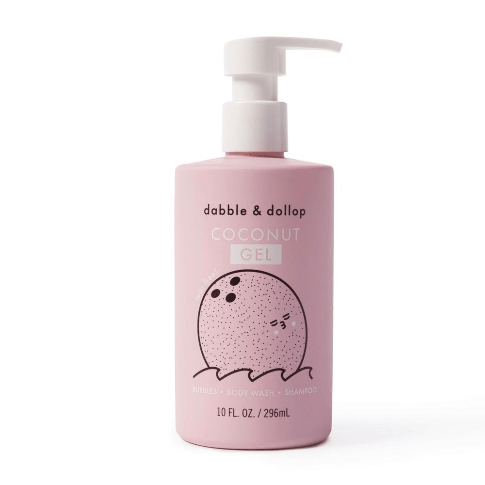 Dabble & Dollop All-Natural Shampoo, Body Wash & Bubbles Coconut