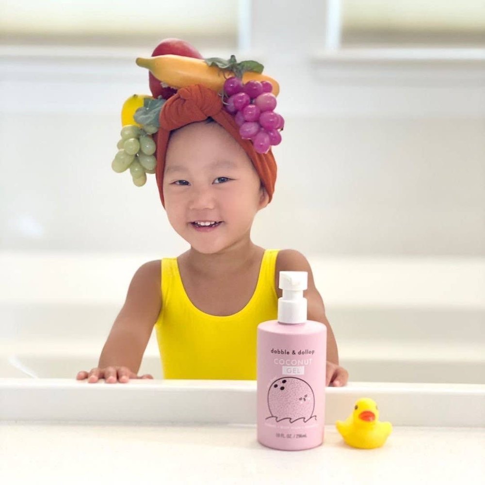 Dabble & Dollop All-Natural Shampoo, Body Wash & Bubbles Coconut